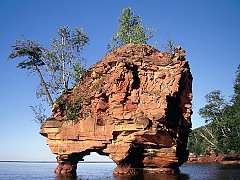Sea Stack, Apostle Islands Lakeshore, Wisconsin